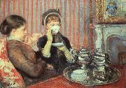 Tea by Mary Cassatt Mary Cassatt